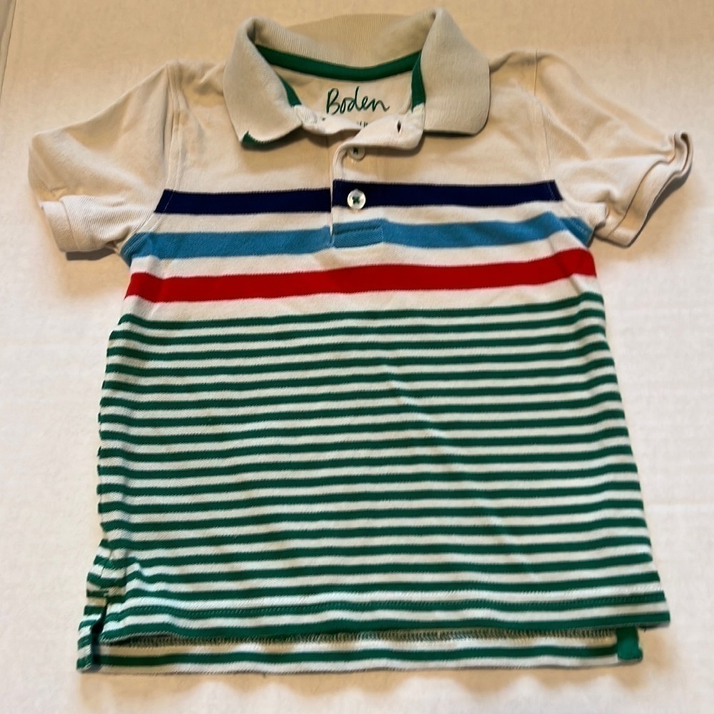 Boden stripped collar shirt size 3/4